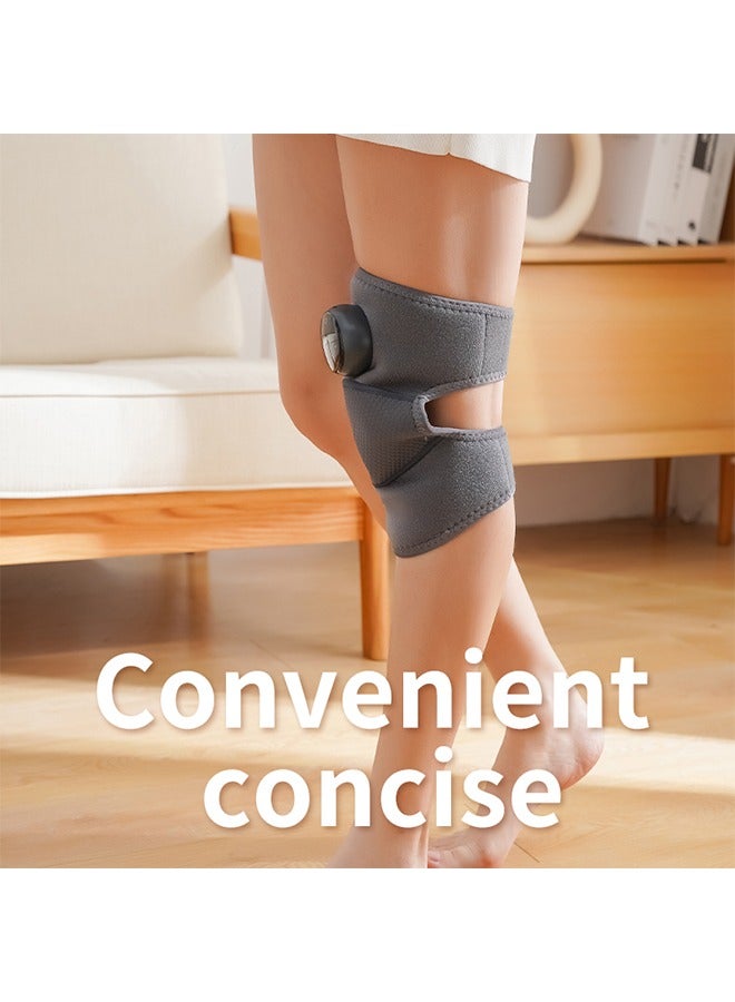 Squarecircle Wireless Heating Massage Knee Pads Rechargeable Knee Massager with Heat & Vibration for Pain Relief - Wireless, Portable & Effective Treatment for Arthritis, Meniscus, Cramps, Stress - Heating Pad Brace Wrap for Knee & Leg Massage  - Image 4