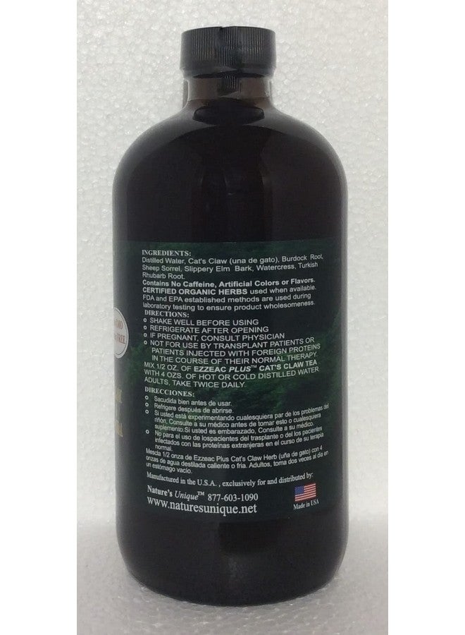 Generic Ezzeac Plus Cat's Claw - Nature's Unique 16 oz. Concentrate- All Natural, Advanced Formula, Premium Herbal Tea - Dr. Brusch & R.Caisse RN  - Image 2