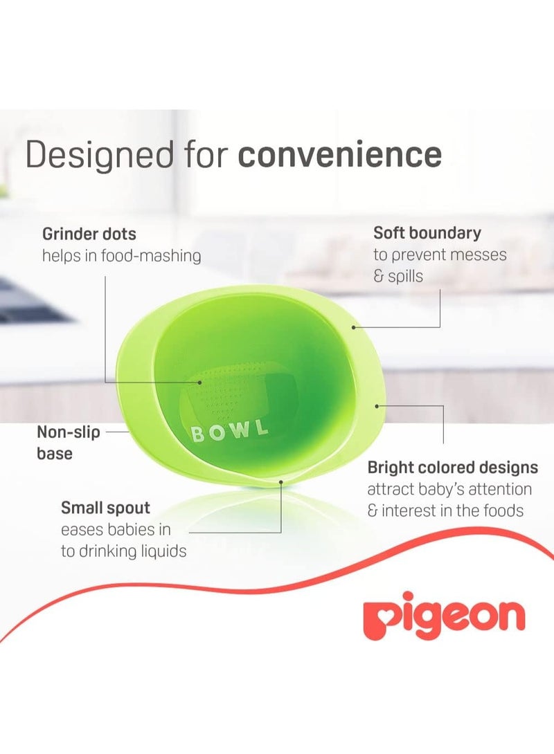 بيجون وعاء بيجون اصنعه بنفسك، بلاستيك، المرحلة 1، قاعدة مانعة للانزلاق، خالٍ من مادة BPA، أخضر - Image 4