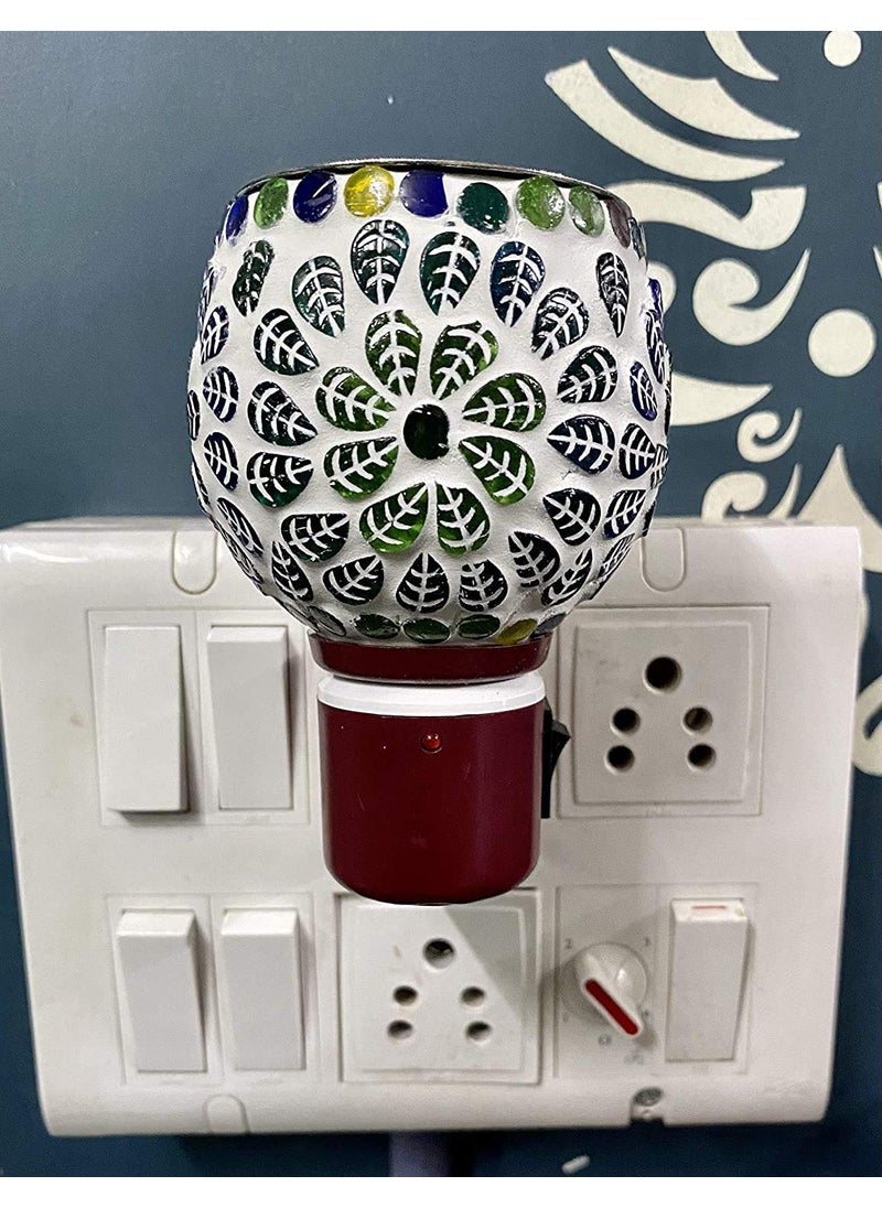 DAX DAX Ceramic Designer Lighting Kapoor Dani with OnOff Switch Between Burner DiffuseIncense Burner Holder StandPooja Dhoop TempleKeeping Away MosquitoCreates Positive Aroma Flower  - Image 2