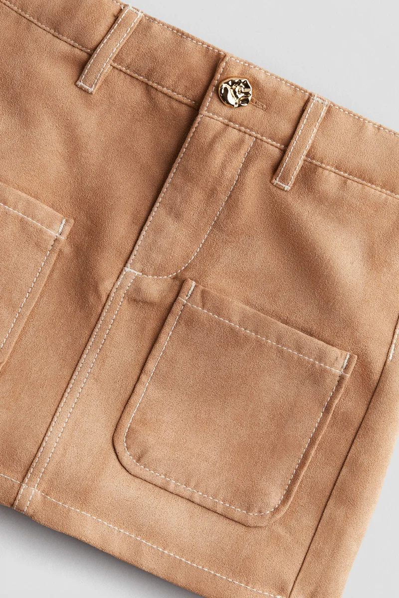 H&M Patch-Pocket Skirt