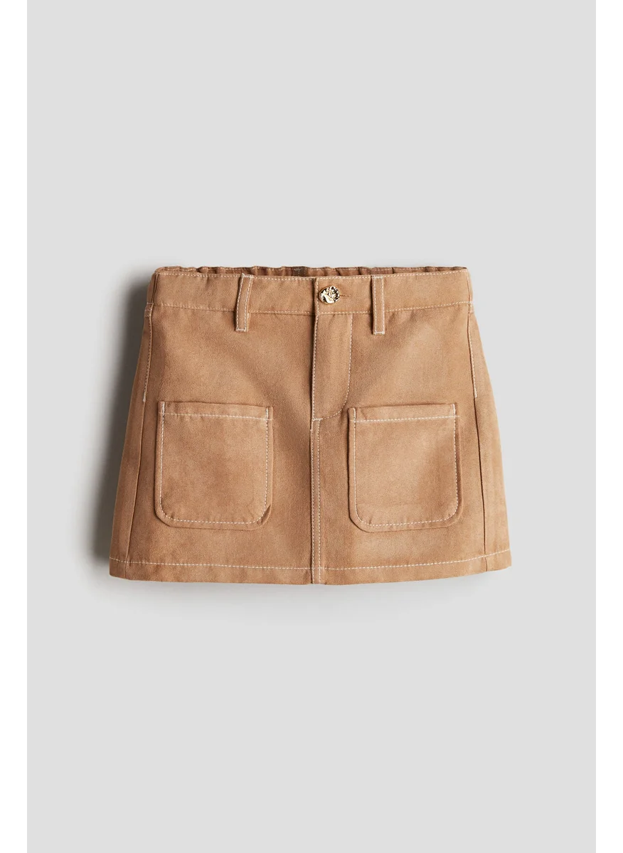 H&M Patch-Pocket Skirt