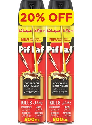 Cockroach And Ant Killer Kill And Protect Insect Killer Spray, 2 x 500ml