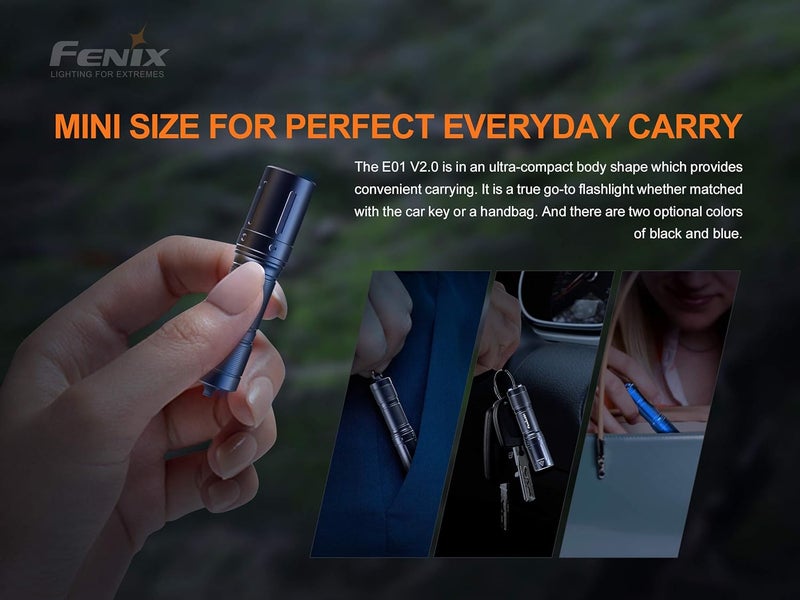 Fenix E01 V2.0 100 Lumens Keychain Flashlight - Image 5