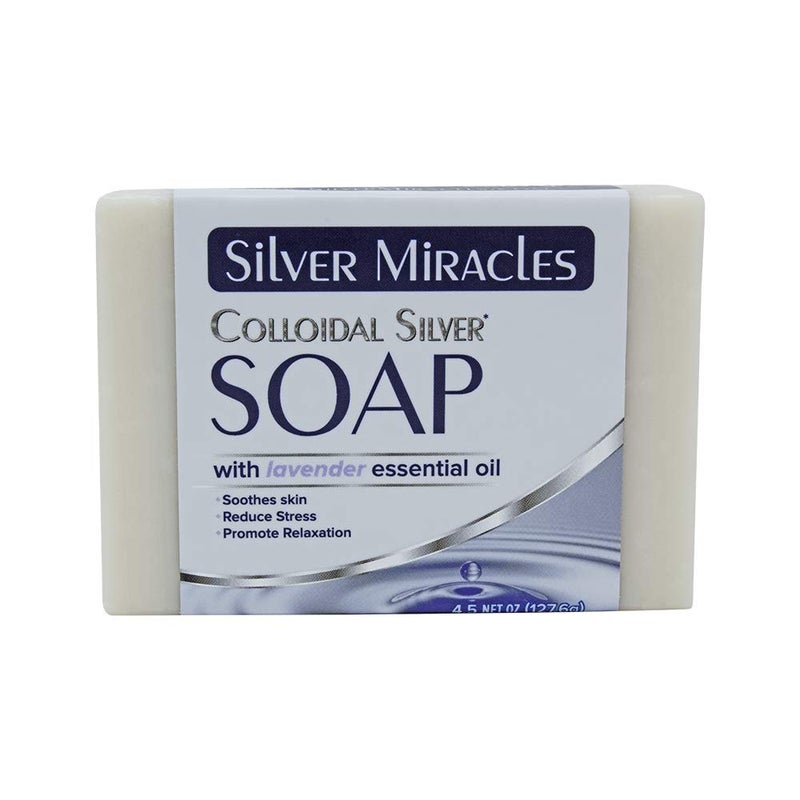 Silver Miracles Colloidal Silver Soap with Lavender - Image 1