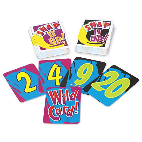 Learning Resources Snap It Up Math Addition and Subtraction Card Game90 Cards 26 players Grades 1 and Up Ages 6 and Up - Image 5