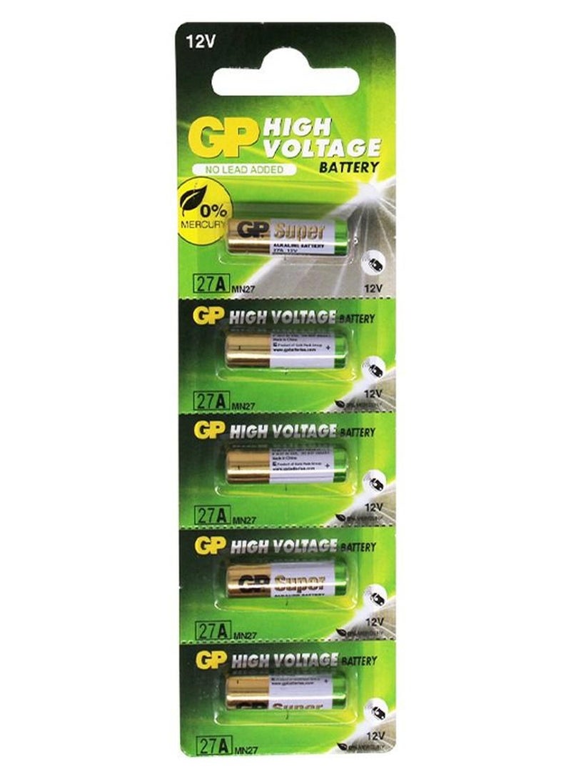Pack Of 5 27A 12v Battery