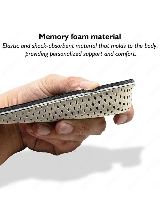 1 Pair Height Increase Insoles, Memory Foam Unisex Full-Length Invisible Heel Lift Inserts (2-4cm) - Image 3