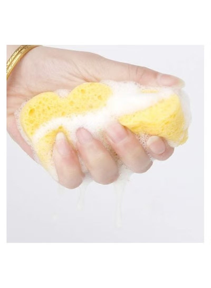 4-Pack Baby Bath Sponges, Cute Animal Shapes - Ultra Soft & Absorbent Natural Wood Pulp Sponges for Infants, Toddlers & Kids, Gentle for Delicate Skin - Image 2