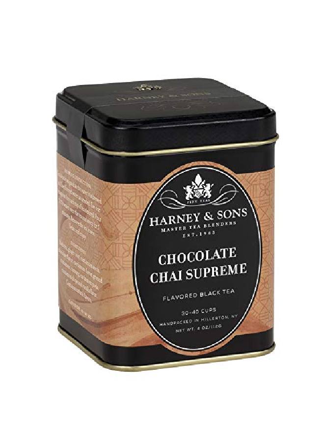 HARNEY & SONS Chocolate Supreme Loose Tea Chai 4 Oz - Image 4