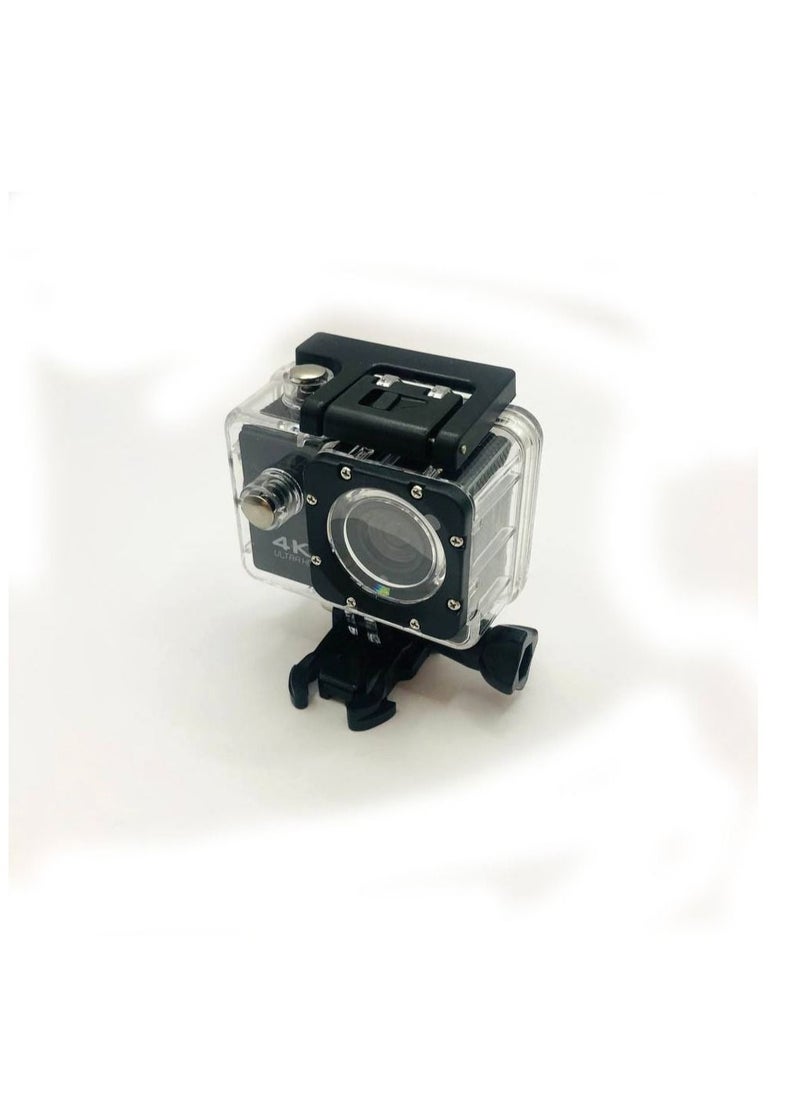 Generic - 4K Action Camera ULTRA HD 16MP Vision  Sport Camera Ultra HD WiFi Waterproof Camera, 170° HD  Wide Angle Lens Underwater Cam with Rechargeable Batteries, 2.0”  HD Screen - Image 1