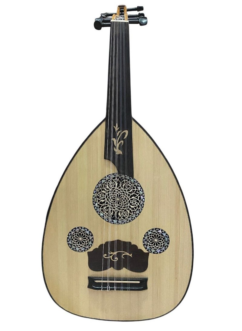 Generic arabic electric oud with bag and picks made by gamil george  - Image 3