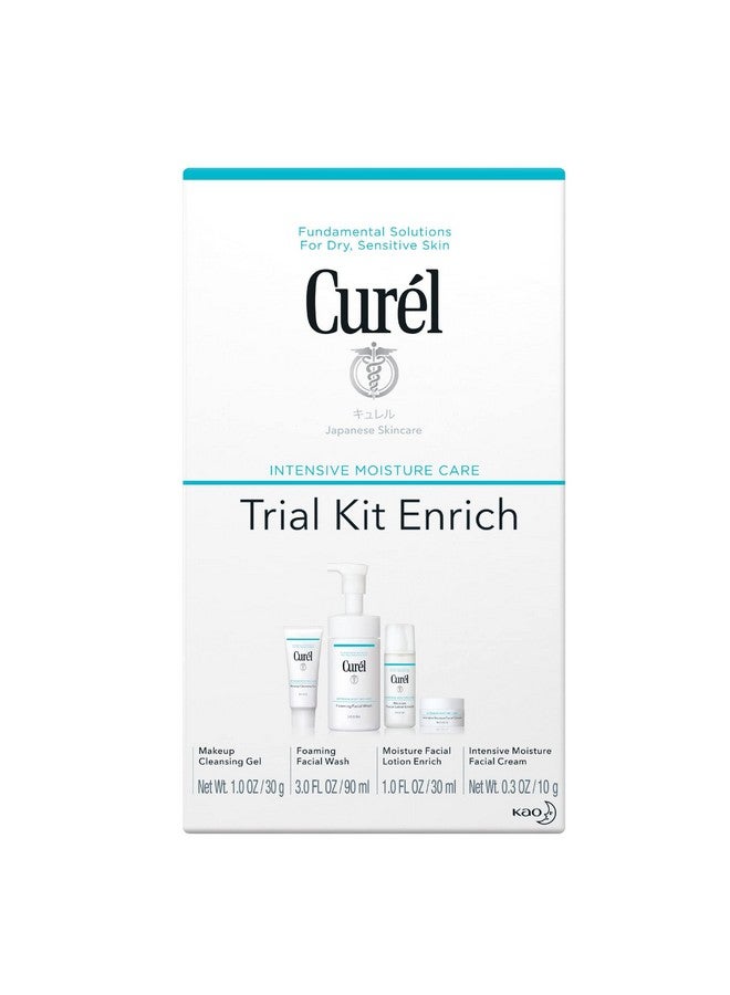 Curel Japanese Skin Care Travel Size Toiletries, for Dry, Sensitive Skin, Travel Size Face Wash, Travel Size Lotion, Travel Size Makeup Remover - Image 1