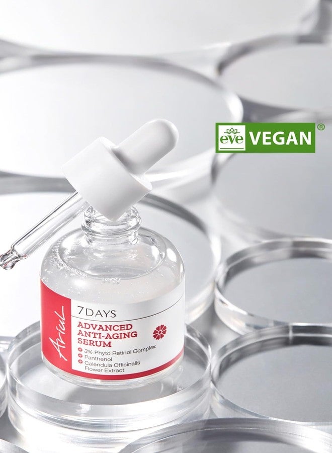 Ariul 7days Advanced Anti Aging Serum (20ml) Korean Lightweight Anti-Aging Face Serum, Smooths Wrinkles, Improve Firmness, Boost Collagen, Hydrating Gentle Skin Repair Serum for Daily Use - Image 2