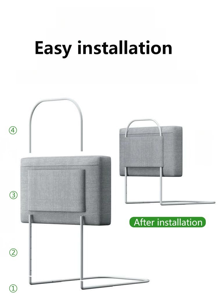 Bed Rail Bed Rail Guards for Toddlers Safe Bed Side Rail Height Adjustable Baby Safety Bed Protective Fence Easy Installationl (50*7*28cm, 1pcs) - Image 2