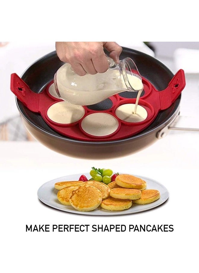 Generic Round Pancakes Maker: Non-Stick Cooking Tool For Frying Eggs & Kitchen Baking Accessories for Hotels, Restaurant, Bulk Kitchenware & Tableware  - Image 3
