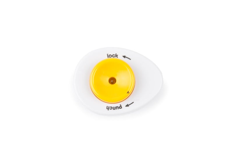 Fox Run Hard Boiled Egg Piercer, with Safety Lock Feature, White - Image 1
