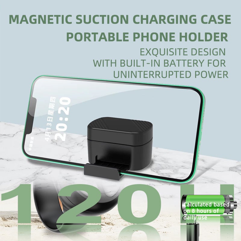 2 In 1 Bt Finger Ring Remote: Adjustable Rubber Band, Magnetic Charging Case - Multifunctional Page Turner & Camera Shutter For Iphone, Ipad, Android Phones, Travel, Home And Office - Image 3