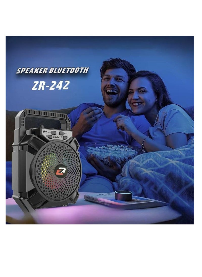 زيرو - مكبر صوت بلوتوث ZR-242S يدعم كارت الميموري والبلوتوث وفلاش يو اس بي - Image 1