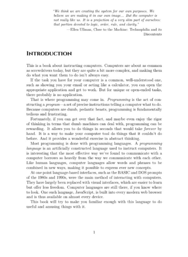 كتاب "Eloquent JavaScript – الطبعة الثالثة" من تأليف مارين هافربك من أشهر وأقوى الكتب لتعلّم لغة جافاسكريبت - Image 3