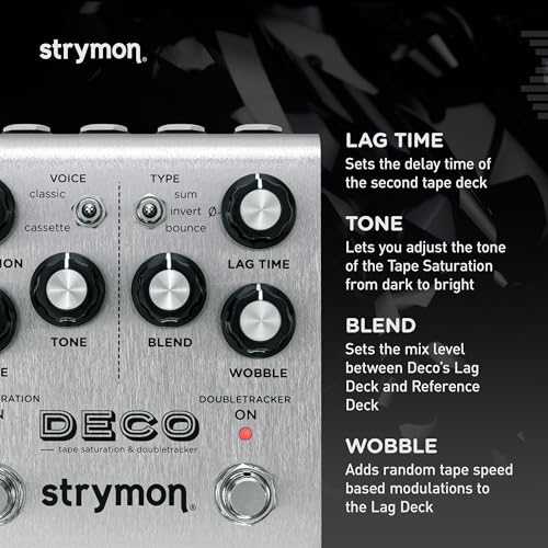 Strymon Deco Tape Saturation and Doubletracker Delay Pedal V2 - Image 5