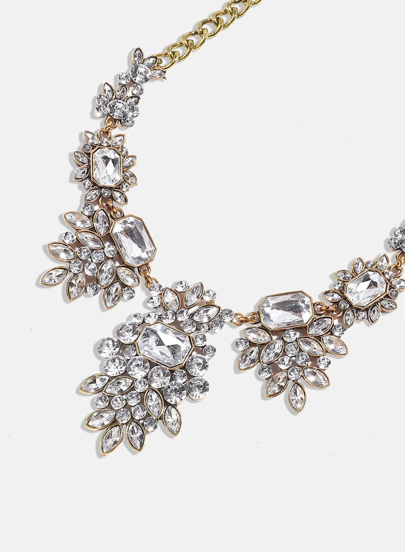 SOHI Stone Drop Artificial Necklace Jewellery