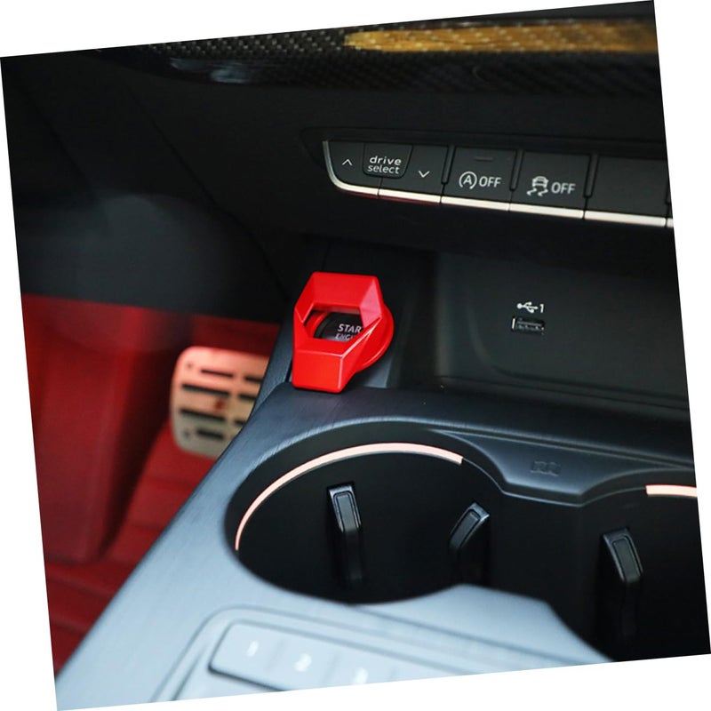 Car Interior Red Button Replace Cover Auto Engine Button Install Ignition Case for Car Accessories - Image 5