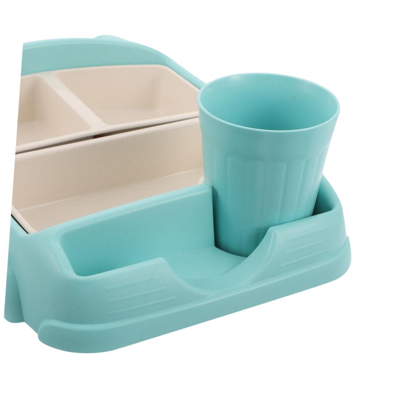 Divided Sectioned Plate for Kids Self Feeding Reusable Cartoon Dish - Image 4