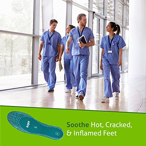 Kaps Adult Insoles with Shoe Odour Eliminator – Ultrafresh Shoe Insoles for Women & Men – Soothing Aloe-Infused for Boots, Sneakers, & Formalwear – Shoe Fresheners & Insoles - Image 4