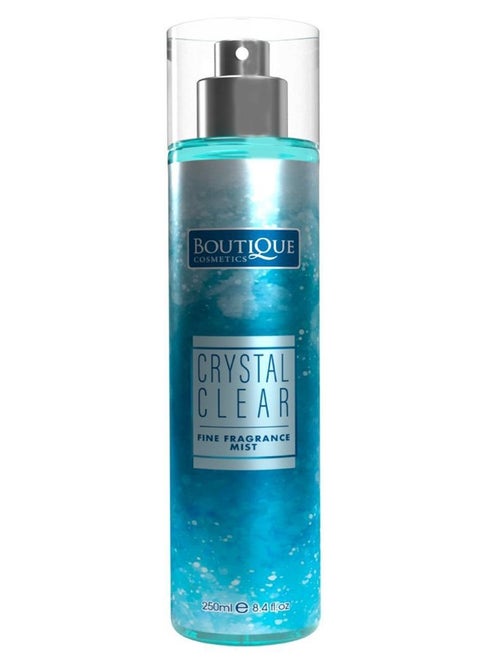 BOUTIQUE COSMETICS CRYSTAL CLEAR FINE FRAGRANCE MIST 250ML