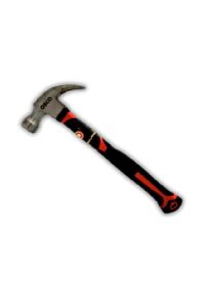 500g Claw Hammer with Rubber Handle – Professional Steel Claw Hammer with Non-Slip Grip for Carpentry, Construction, Maintenance, and General Repairs