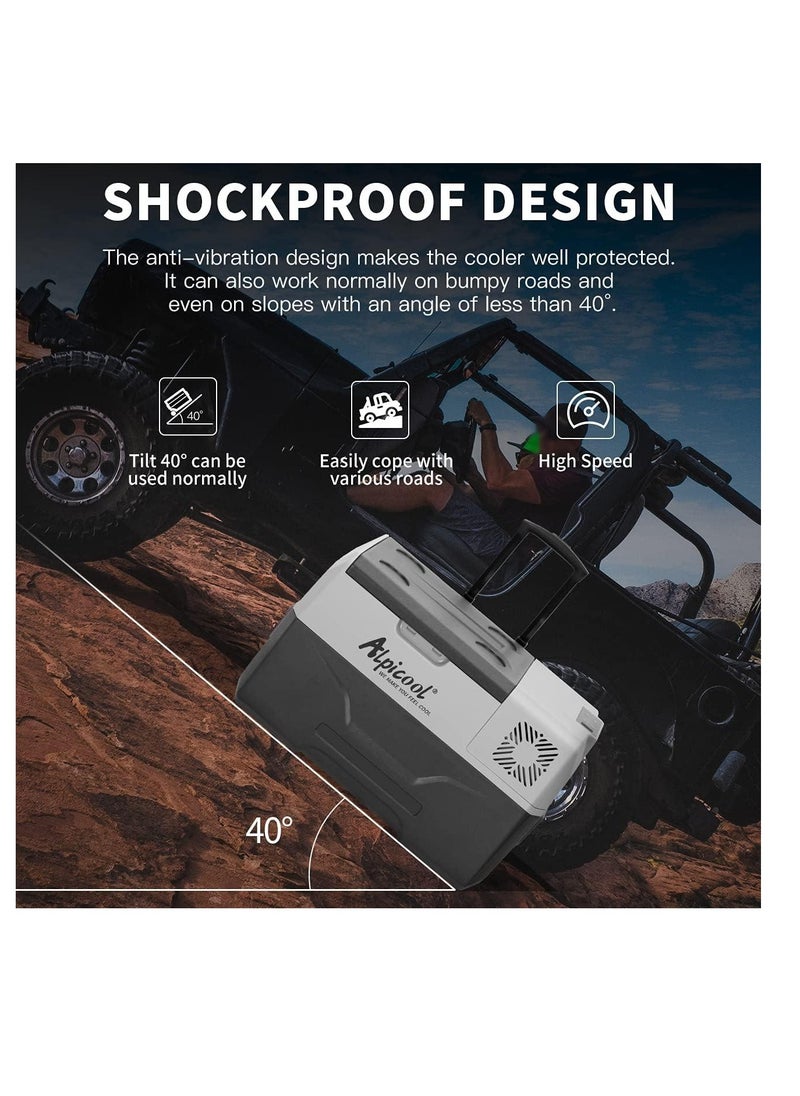 Alpicool - 30 L Wheeled Refrigerator for Cars and Homes 635*396*446 mm - Image 1