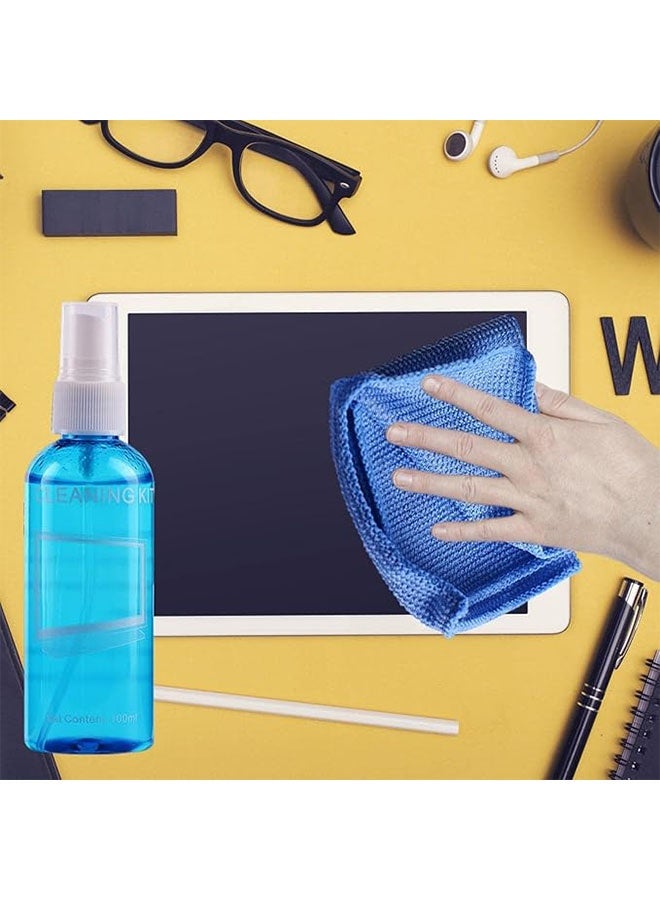 JLD 3 in 1 Screen Cleaning Kit for LCD/TFT/LED/Plasma/OLED Televisions and Computer Monitors, Ideal for Laptops Displays, Smartphones, Tablets with Brush, Cloth, Electronic Device Screen Cleaner - Image 3