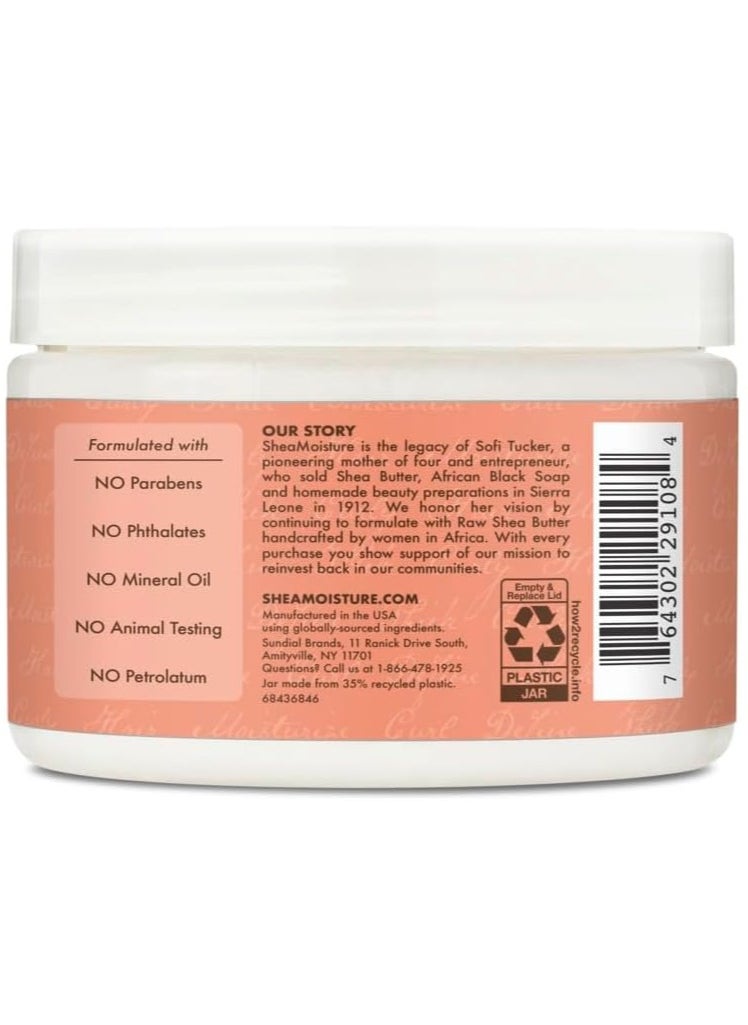 SM - Shea Moisture Hibiscus & Coconut Hair Mask with Shea Butter for Dry Hair, 12 oz (326 g) - Image 1