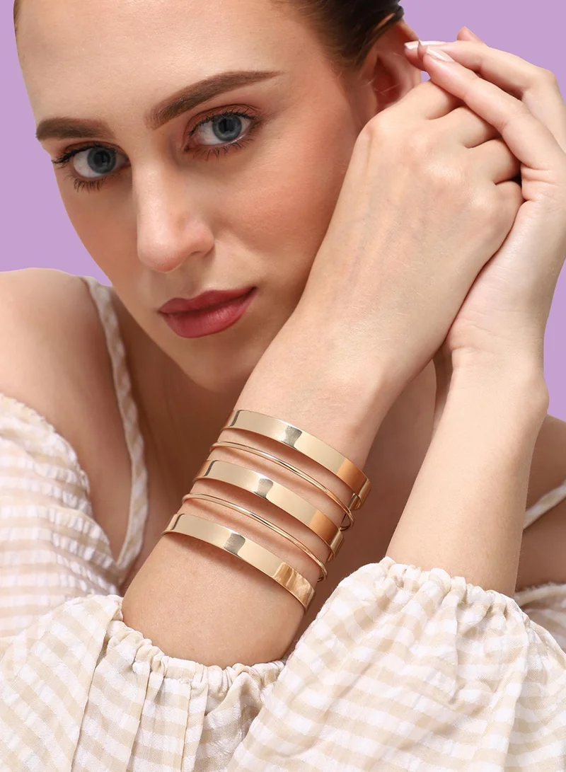 SOHI Party Cuff Artificial Bracelet Jewellery
