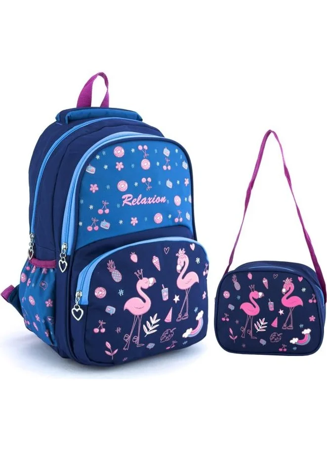 ريلاكسن Primary School Bag with Nutrition Flamingo 1340