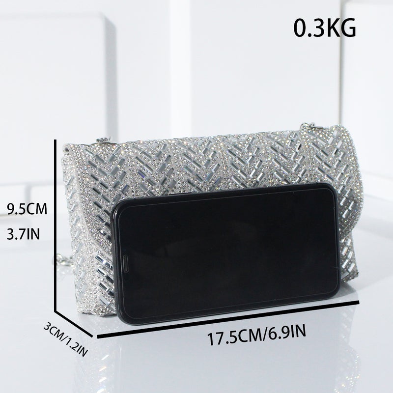 Style Fashion Women'S Shoulder Bag Evening Bag Exquisite Elegant Dress Bag Flip Clutch Fashion Evening Bag - Image 3