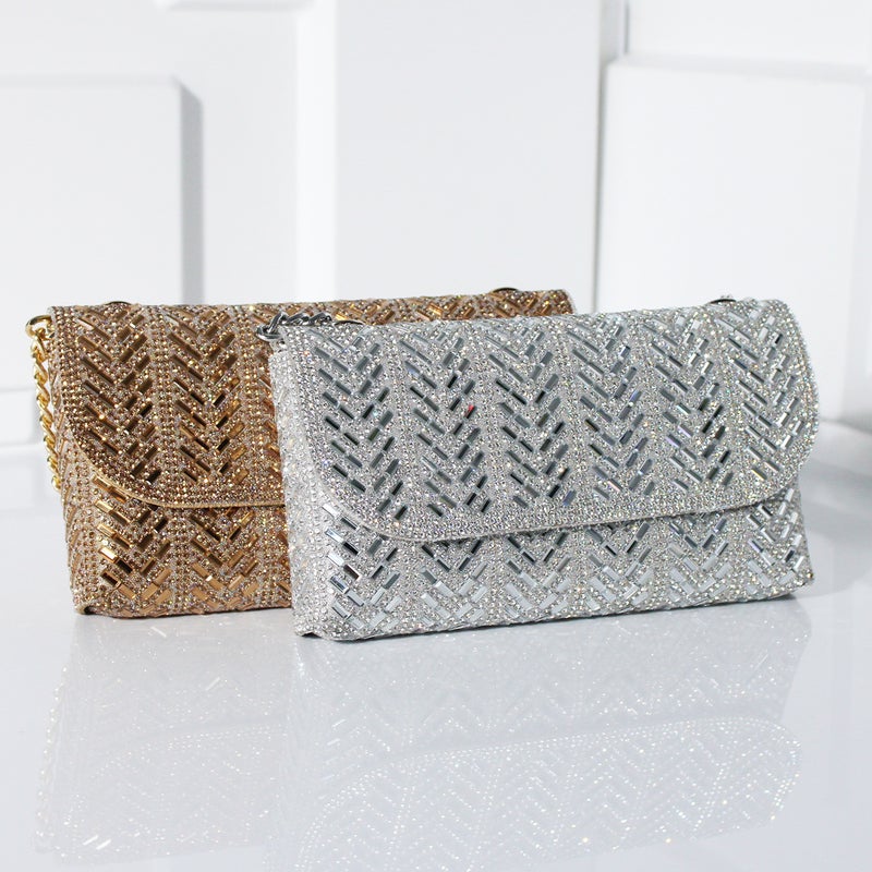 Style Fashion Women'S Shoulder Bag Evening Bag Exquisite Elegant Dress Bag Flip Clutch Fashion Evening Bag - Image 2