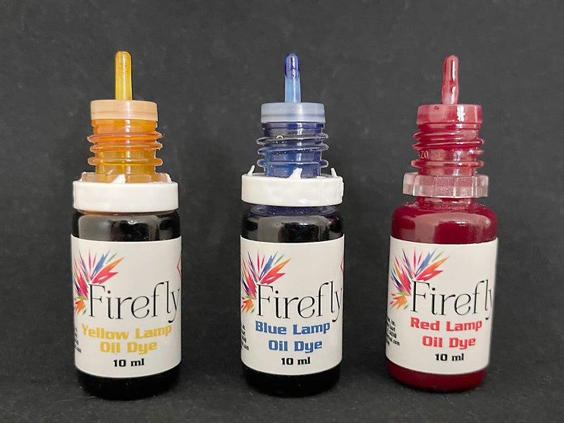 Firefly Fuels Lamp Oil Dye – Multi Color Drops for Paraffin or Tiki Torch Fuel - Custom-Colored Lamp Oils for Holiday Decor, DIY Projects, and Liquid Light Effects – 3 x 10ml Bottles - Image 2