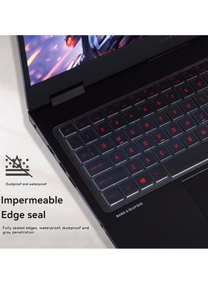 Green Tiger Compatible with HP Victus 15.6 i5 Gaming Laptop TPN-Q278_599J4AV keyboard protective film case，TPU material, Ultra-thin, snug fit, Reusable, easy to clean, Durable，HP Victus Laptop keyboard cvoer - Image 3