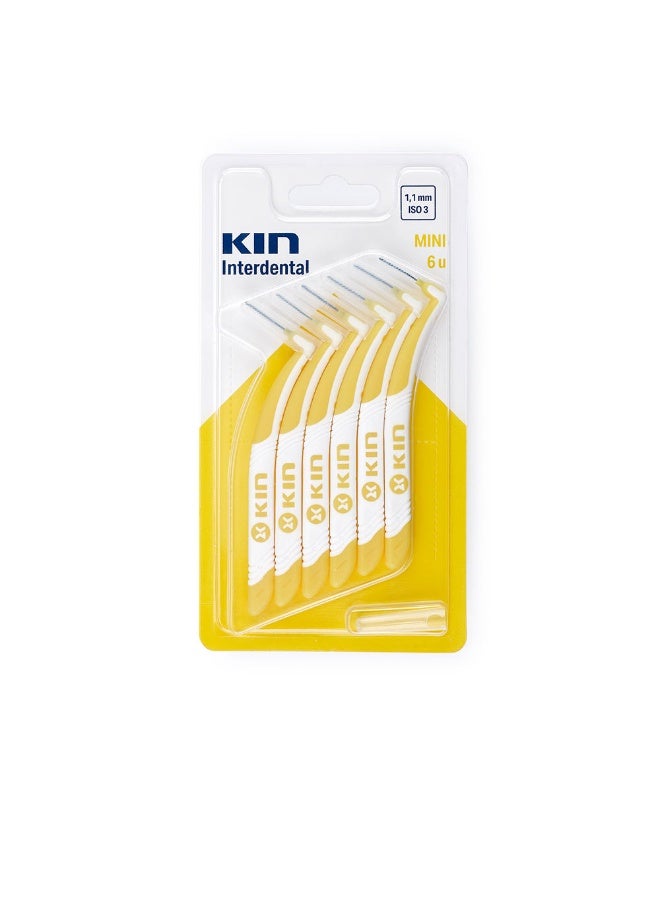Kin Interdental Mini Brush 1,1mm x6 - Image 1