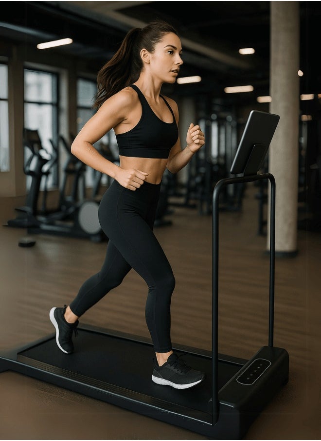 Egg Universal Treadmill 100kg Capacity 1.75HP 2-in-1 Foldable 2-Level Manual Incline with Remote Control, Equipped with iPad Holder and Wheels for Easy Mobility  - Image 2