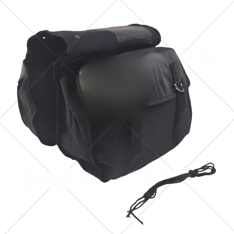 Generic Heavy Duty Bicycle Saddle Bag Black