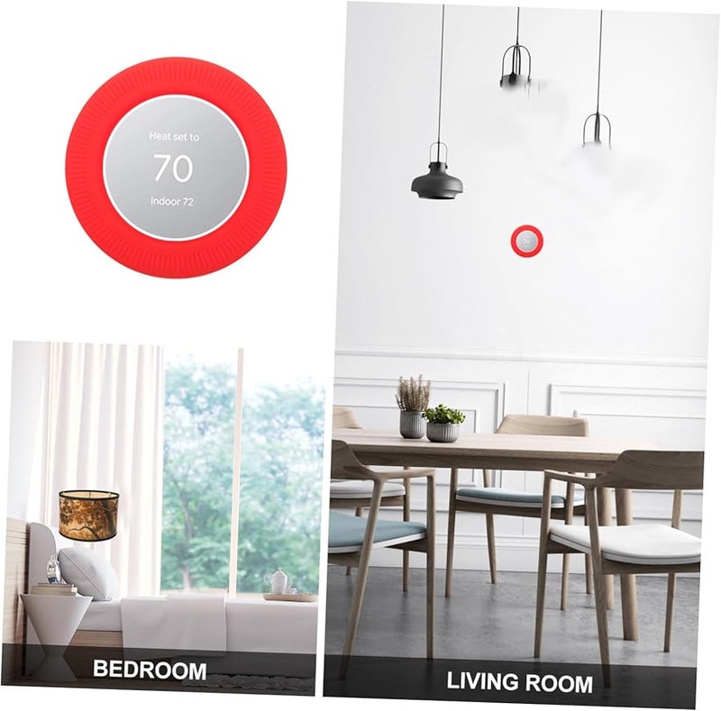 Nest Thermostat Silicone Wall Plate Cover Easy Installation Impact Resistant - Image 5