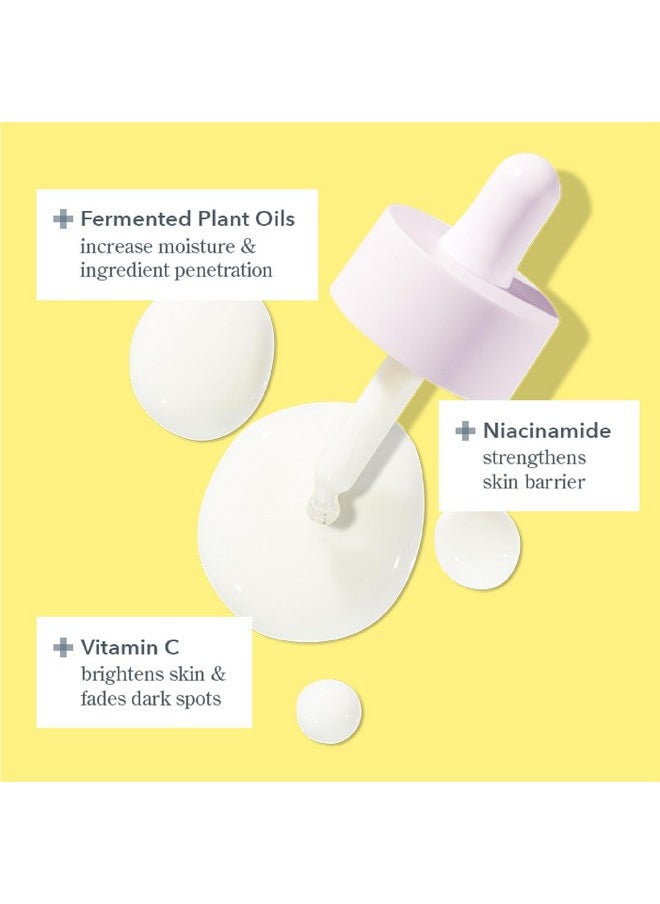 Beekman 1802 Oh! Mega Milk Facial Oil - Hydrating Vitamin C & Niacinamide Serum - Repairs Skin Barrier - For Dry/Aging Skin - Fragrance Free, Sensitive Skin Safe  - Image 4