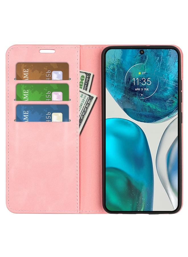 اس-توب جراب لهاتف Motorola Moto G52 4G جراب هاتف جلدي مغناطيسي بتصميم كلاسيكي - Image 4