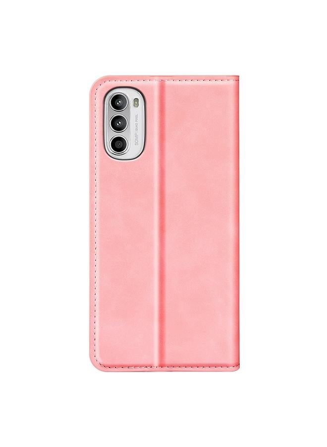 اس-توب جراب لهاتف Motorola Moto G52 4G جراب هاتف جلدي مغناطيسي بتصميم كلاسيكي - Image 3