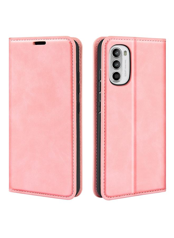 اس-توب جراب لهاتف Motorola Moto G52 4G جراب هاتف جلدي مغناطيسي بتصميم كلاسيكي - Image 1