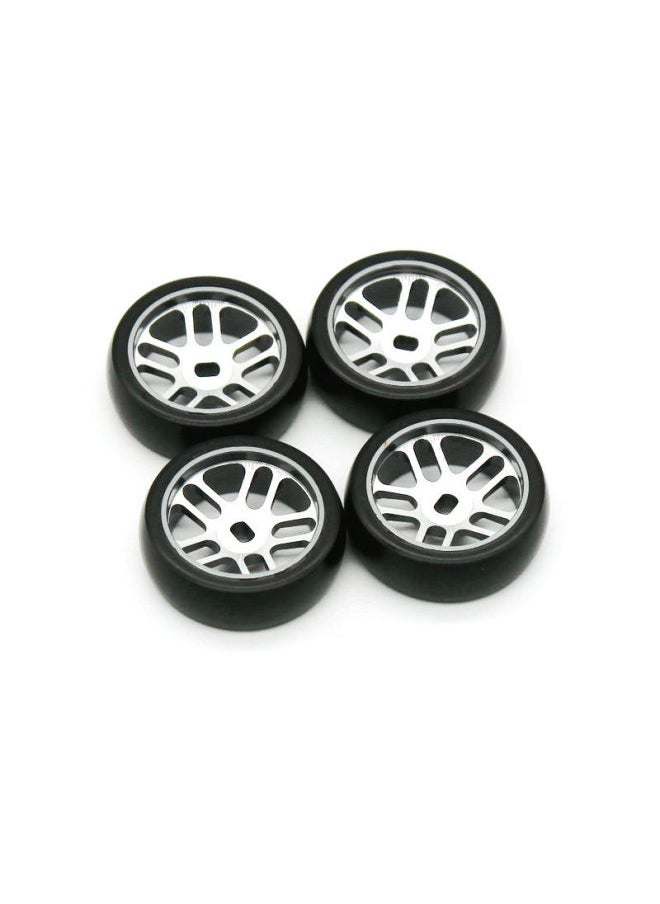 Generic Weili 1/28 K989 K969 284131 RC Remote Control Car Upgrade Parts Metal Wheel Drift Tire-Color:Red  - Image 4