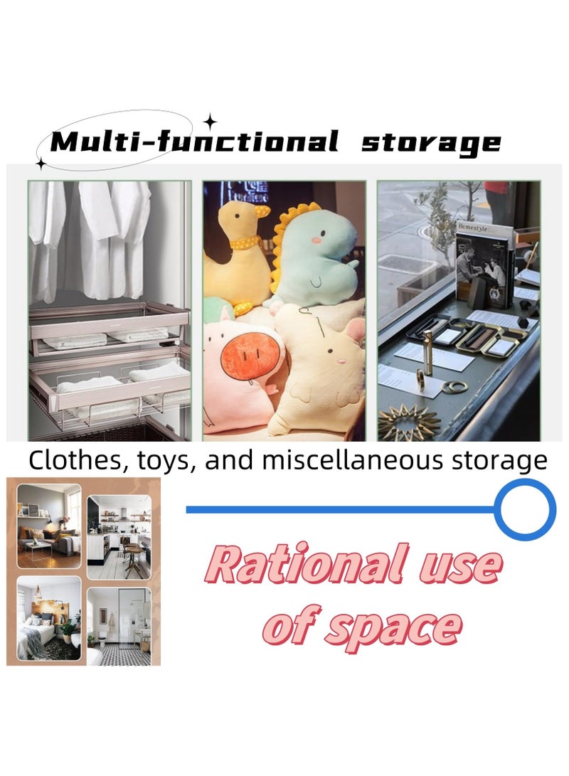 3pcs Foldable Closet Organizer with Handles Colorful Animal Waterproof Packing Cube Toy Box Storage Bin Basket for Drawer Shelf Laundry Bathroom Toilet Home Household Essentials - Image 5